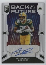 2023 Panini Donruss Elite Back to the Future Signatures /149 AJ Dillon Auto v9t