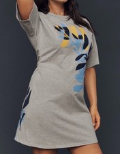 Anthropologie Daily Practice Short Sleeve Mini T-Shirt Dress Size S