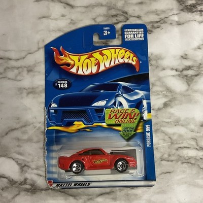 Hot Wheels Porsche 959 2002 Mainline #148 Red 5SPs- See Photos Of Package Damage