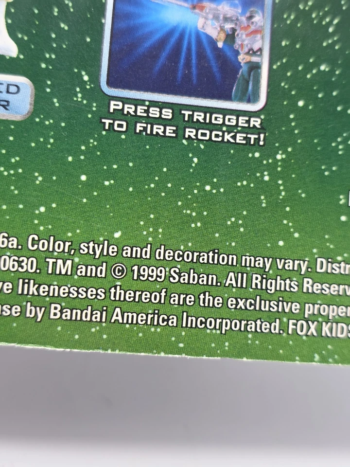 POWER RANGERS LOST GALAXY BLUE ARMORED FIGURE #4313  1999 BANDAI SABAN'  - Image 3 of 4