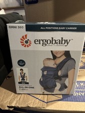 Midnight Blue Ergobaby Omni 360 All-Position Baby Carrier for Newborn to Toddler
