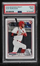 2020 Bowman Draft Alec Burleson #BD-45 PSA 9 MINT 1c0s