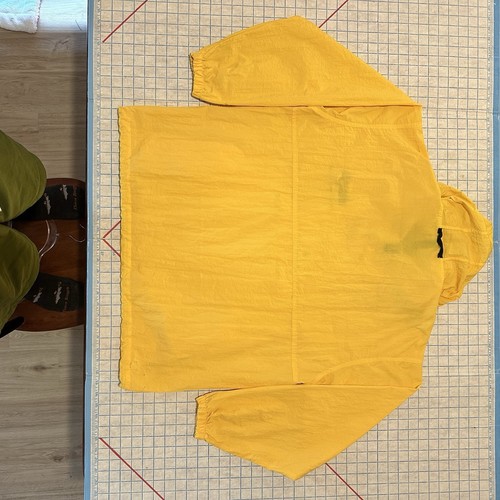 Packable Windbreaker Large Yellow Grandfather Mountain NC Appalachian Nylon VTG - Picture 11 of 23
