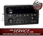 Remanufacture & Bluetooth Mod SERVICE for 2005-09 Chevy GMC Truck Radio AM FM CD