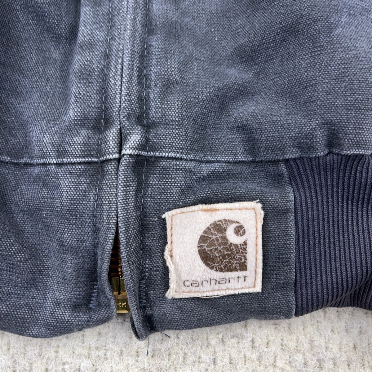 【激レア】90s J102 PTL カーハート サンタフェジャケット　グレー Vintage Carhartt Jacket Men Medium Gray 90s J102 PTL Santa