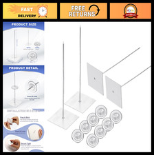 120mm Self-Stick Insulation Pins - 30 Sets, 1.5" Locking Washers for Foam Board,