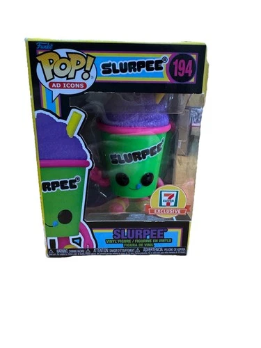 Funko Pop Slurpee 194 Green Cup & Purple Slurpee, 7-Eleven Exclusive New In Box