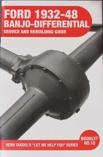 Ford 1932-48 Banjo-differential Service Frame Mod Book Flathead V8 Rat Rod T M