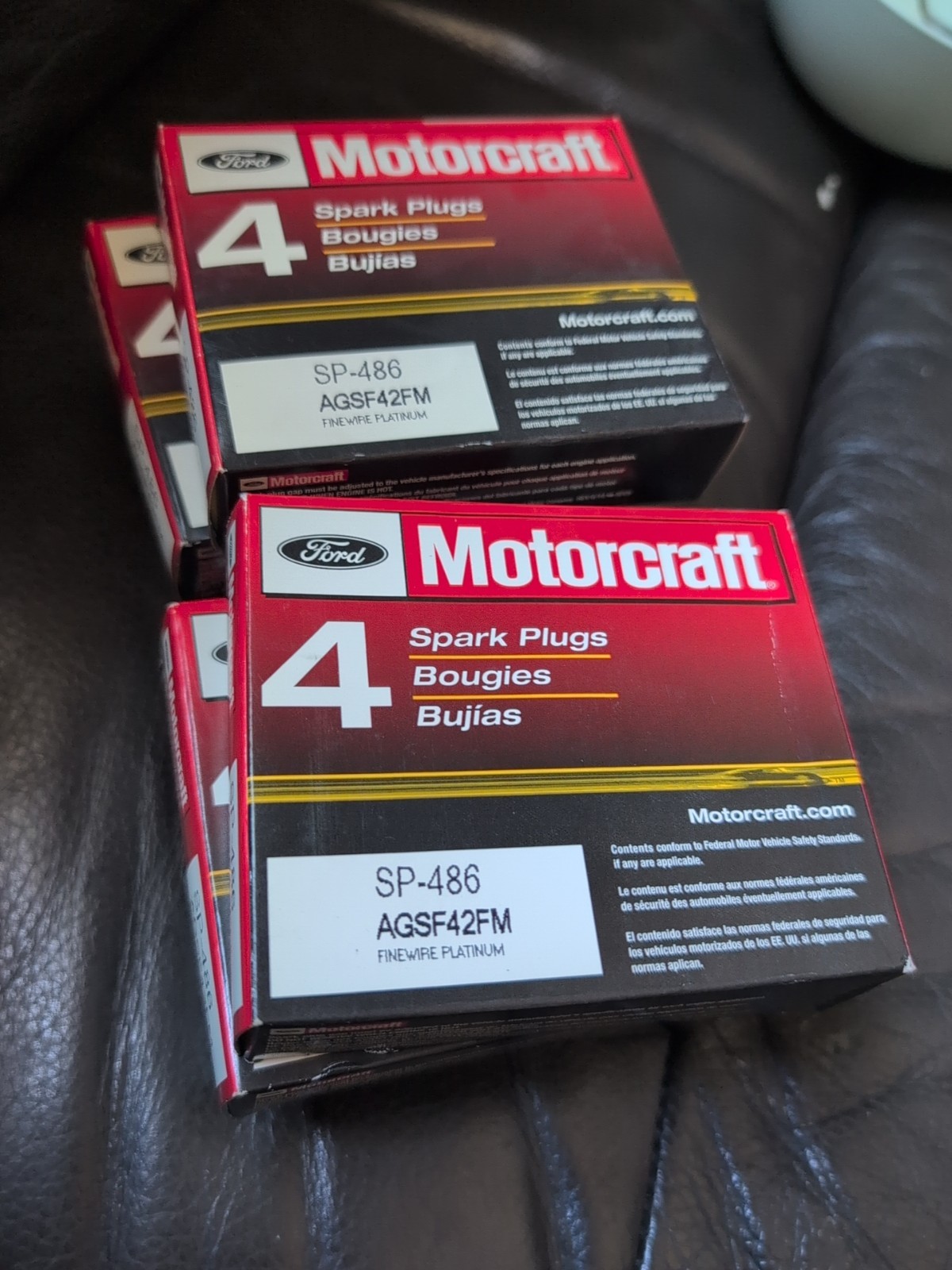MotorCraft SP-486 AGSF42FM Spark plugs lot of 4.