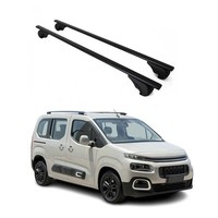DachträGer FüR Citroen Berlingo / Berlingo XL 2018-2026 75Kg Stahl Schwarz 2X