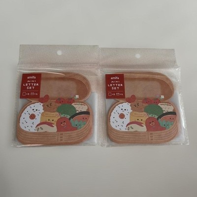 Cute Mini Letter Set Kawaii Japanese Bento Lunch Friends Stationery Deco