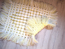 Nostalgische Babydecke Wagendecke ca. 75x85 c...