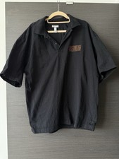 H&M Black Button Up Short Sleeve Shirt Men’s Size EUR M Oversized Fit