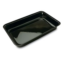 Delfin DFBRC151210 5 Qt. Black Rectangular Market Bowl