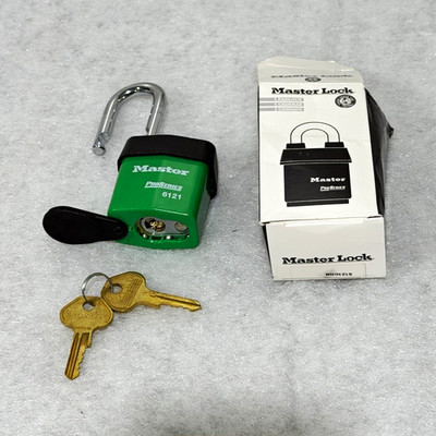 Master Lock ProSeries 6121GRN 45JC82 Rekeyable Keyed Different Padlock 5/16''