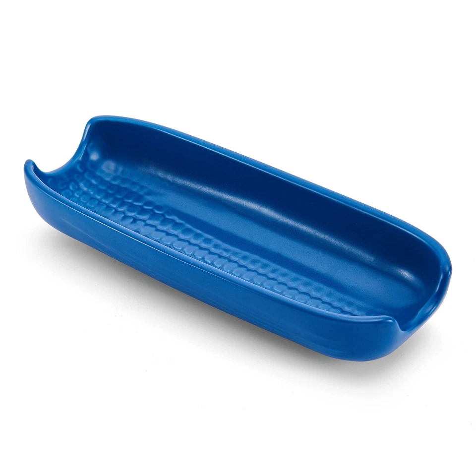 Callie Stoneware Corn Dishes, Set Of 4, Blue - Image 2 of 4