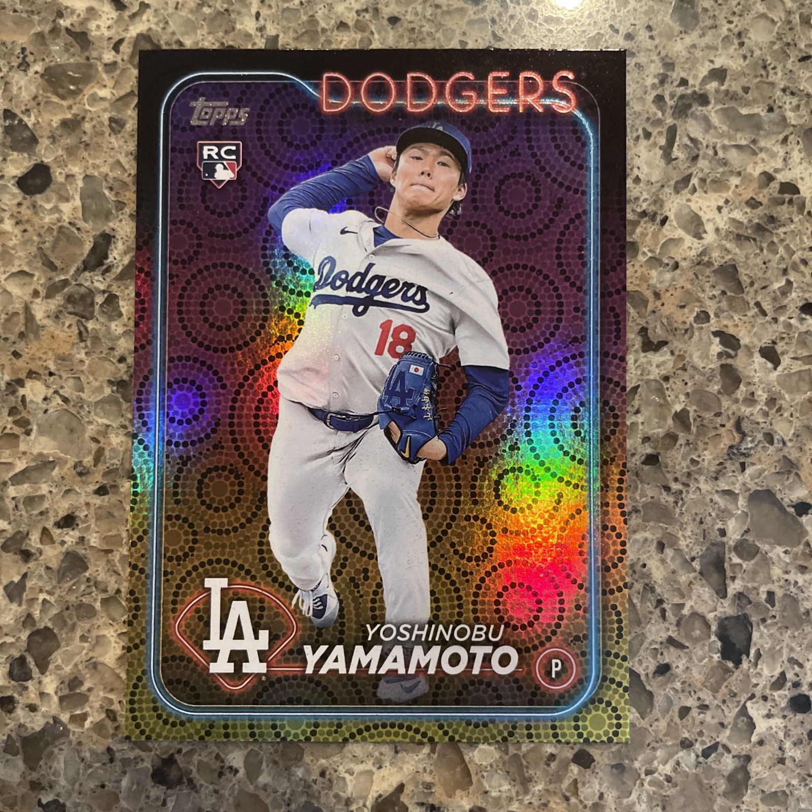 2024 Topps Series 2 - Yoshinobu Yamamoto #553 Holiday (RC)