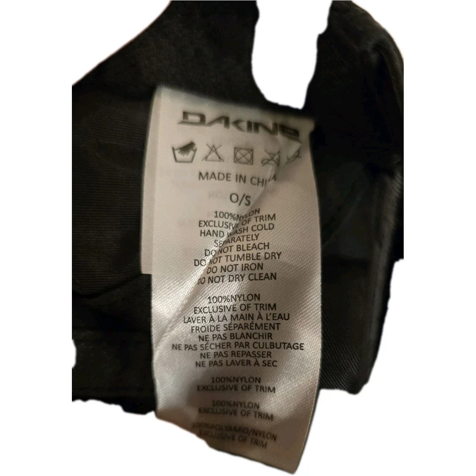 DAKINE Waterman 冲浪和太阳帽带下巴带风筝滑水 - 黑色 — 第 3/3 张图片