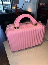 Hard Shell Cosmetic Travel Case Pink Walmart Viral TikTok FAST SHIPPING IN HAND