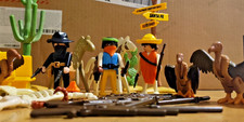 Playmobil 3748 Banditen mit Geier Western Banditen Vintage