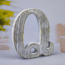 6 Inch Wood Letters Unfinished Rustic Wood Letters for Wall Decor Decorative Sta