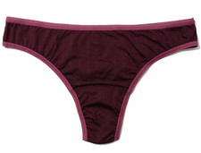 Hanky Panky XL MoveCalm Natural Rise Thong NWOT Dried Cherry Red