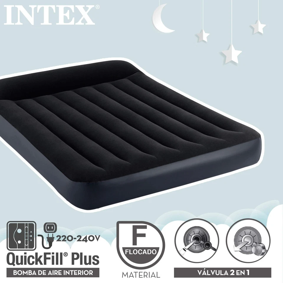 REPOSAPIÉS COMPLETO INTEX 64148ND CAMA DE AIRE CLÁSICA Luftbett 191... - Imagen 4 de 4