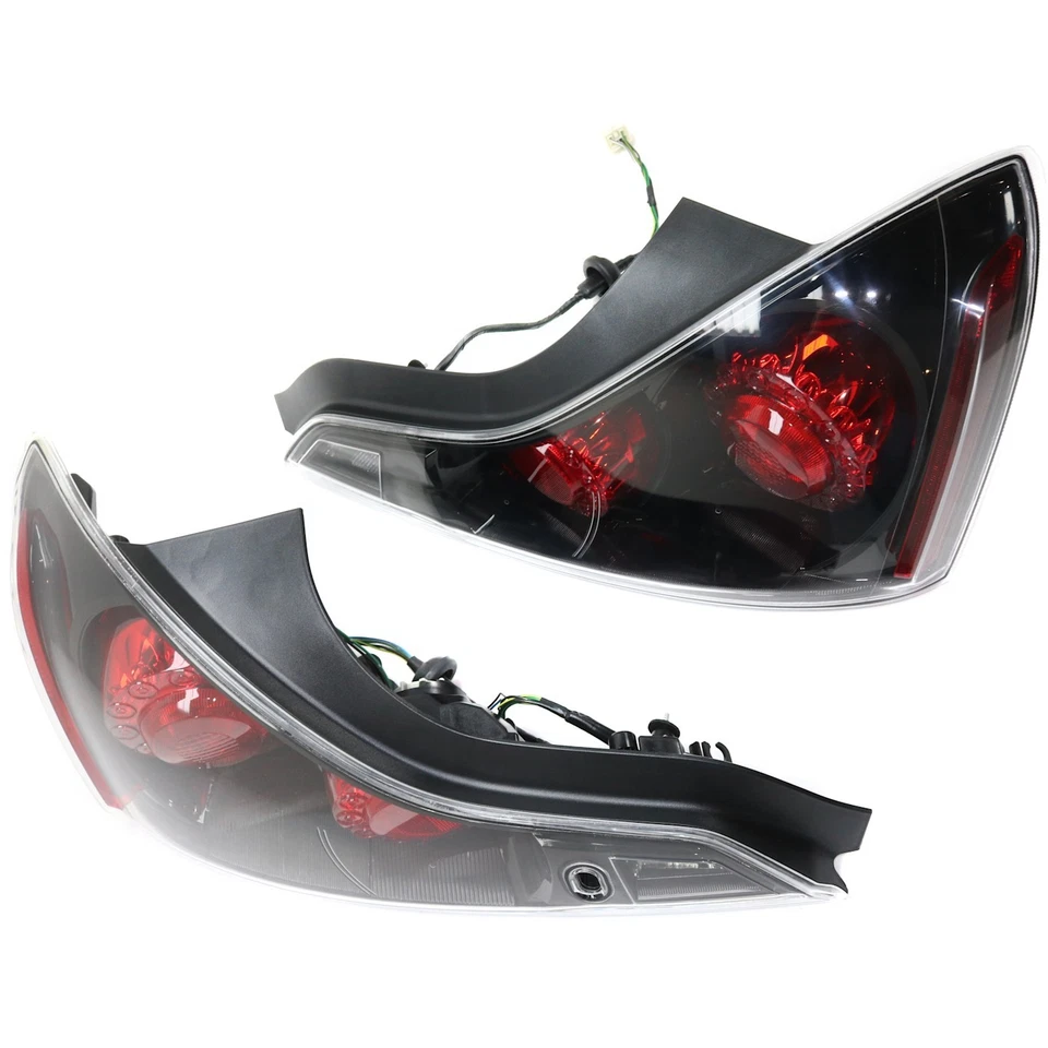 Luz trasera para Infiniti G37 2008-2013 interior negro izquierda y derecha 2 piezas Foto 4 de 4