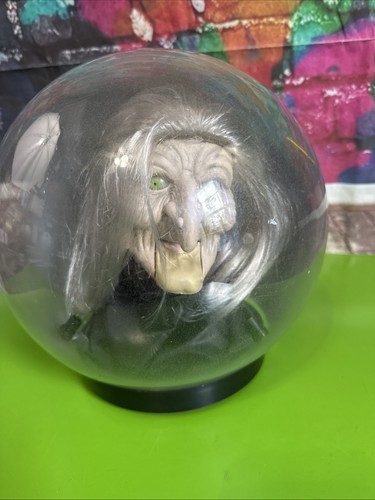 Gemmy Halloween Witch Spirit Ball w/ Lights & Sound Motion Activated 9” - Picture 5 of 9