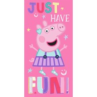 Peppa Wutz Pig Kinder Badetuch Just Peppa 70X140Cm Baumwolle Strandtuch Handtuch