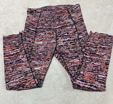 Lululemon Fast And Free Nulux Flash Pleat Cropped Leggings Size 4