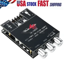 ZK-1002T Bluetooth HIFI Stereo Audio Power Amplifier Board 100W+100W w/ Tone US