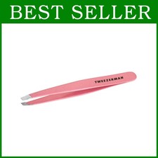 Precision Rose Slant Tweezer - Hair Remover, Stainless Steel