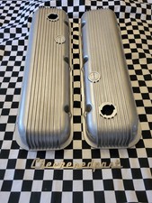 Cal Custom Bbc Aluminum Valve Covers 396 427 454 Vintage 40-2100 Hot Rat Rod Cal Custom Bbc Aluminum Valve Covers 396 427 454 Vintage 40-2100 Hot Rat Rod