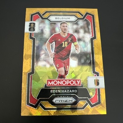 2026 Panini Prizm Monopoly FIFA World Cup Gold Ice #66 EDEN HAZARD