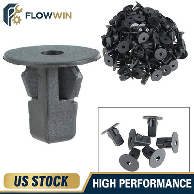 Bumper Inner Fender Rivets Push 8x8.2mm Car Fastener Clips For Toyota 100Pcs