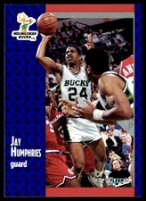 1991-92 Fleer Jay Humphries Milwaukee Bucks #116