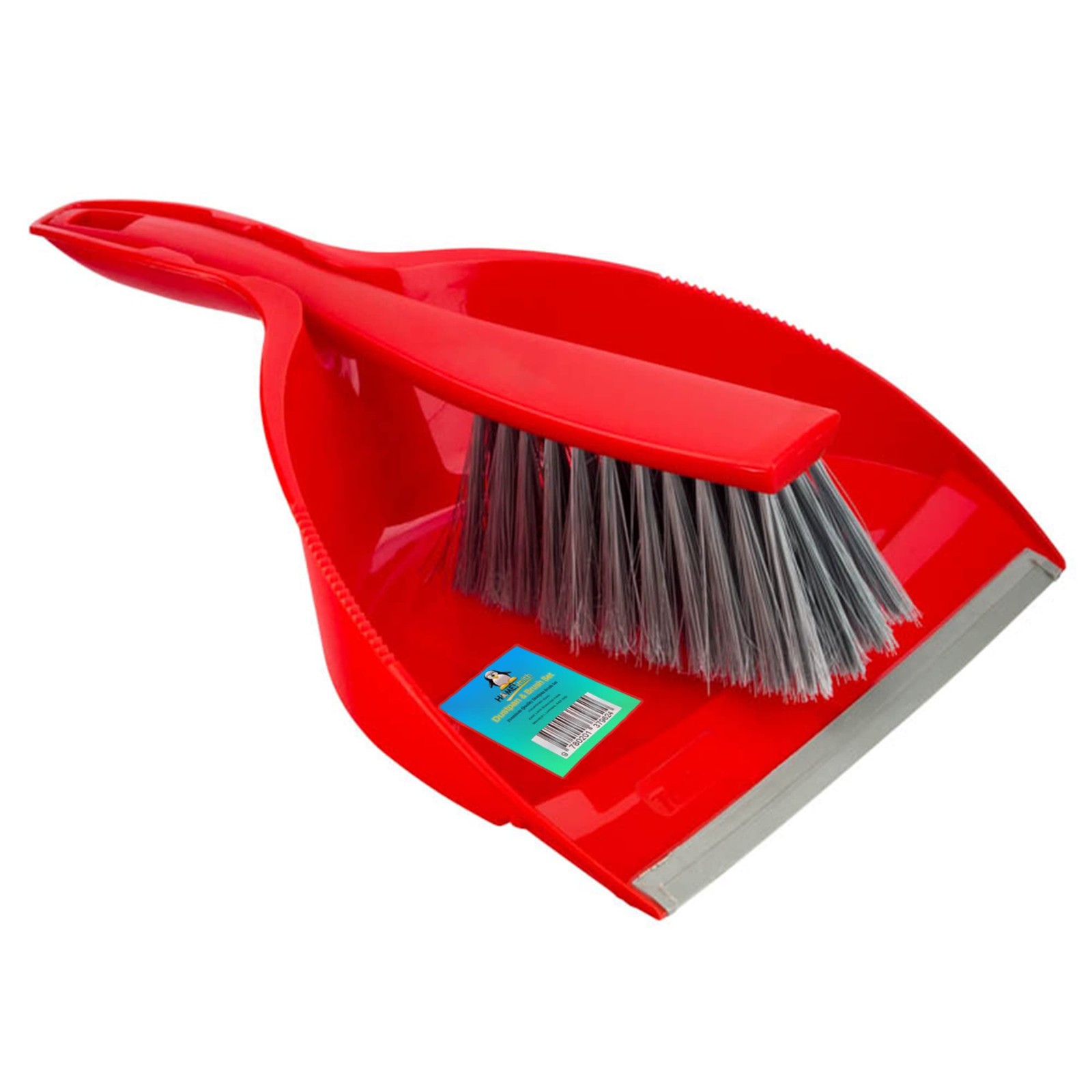 HOMESmith Made in Italy Dustpan & Brush Set, Red Standard, Set