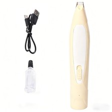 Ultra-Quiet Dog  Cat Paw Trimmer - LED Light Pet Foot Hair Remover, Safe Gro...