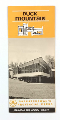 1965 Saskatchewan Canada Duck Mountain Provincial Parks VTG Travel Brochure