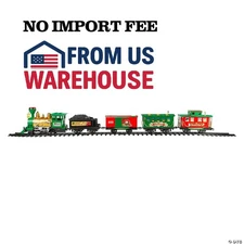 Northlight 21-Piece Battery Operated Lighted & Animated Christmas Express Train