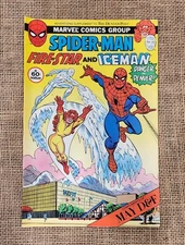 1983 Spider-Man Iceman and Firestar - May D&F and Denver Post Comics supplement