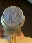 Vintage Morgan Silver Dollar Decisions Maker Spinner Heads Tails Desk
