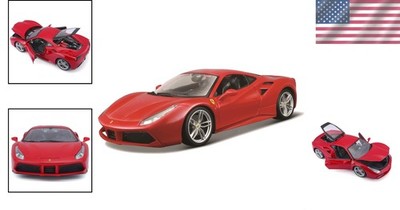 Burago Ferrari 488 GTB Diecast Model 1/18 Scale | eBay