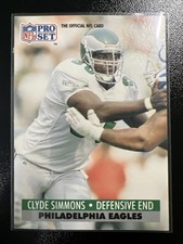 1991 Pro Set - Clyde Simmons #258