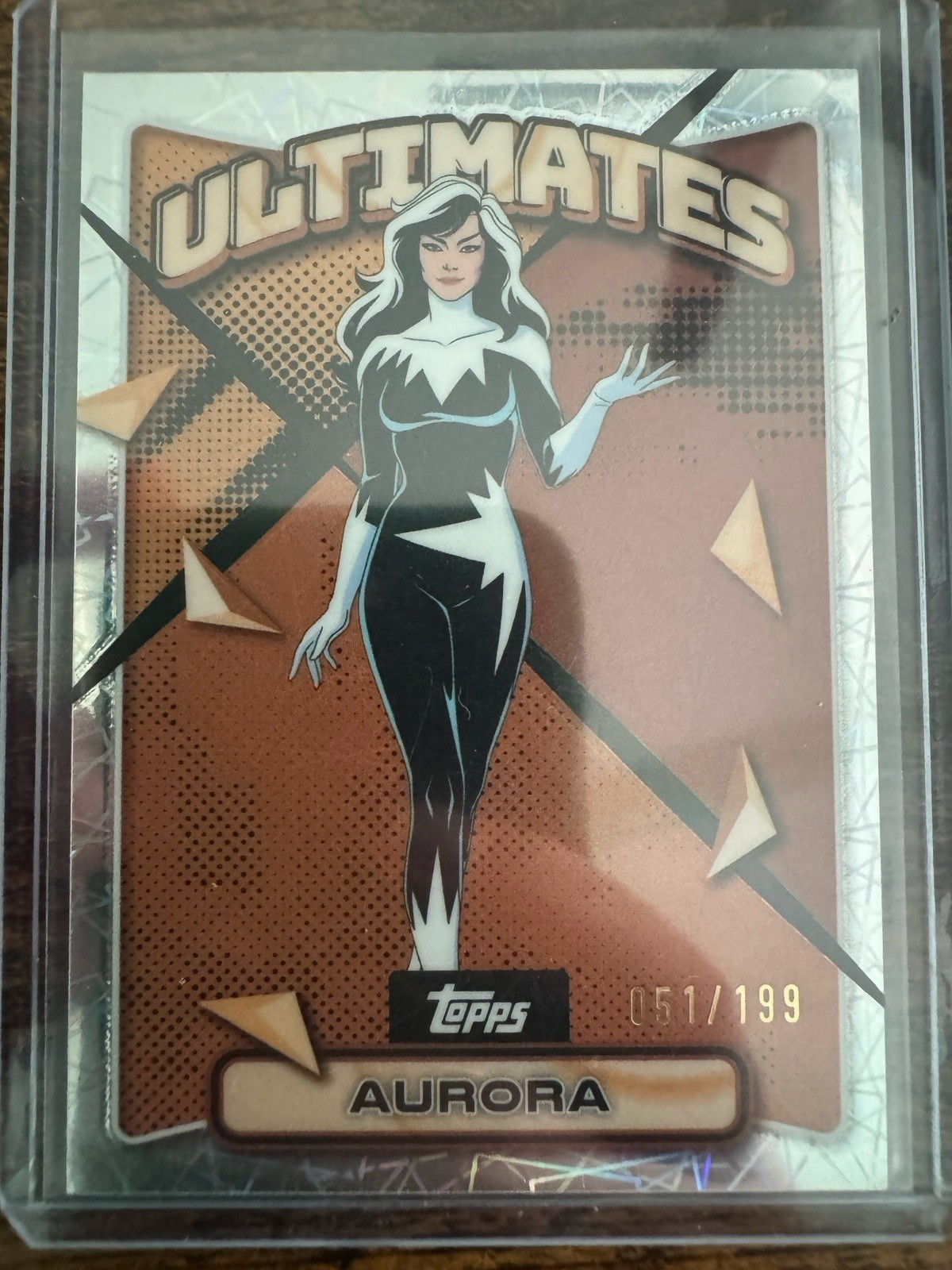 2025 Topps Finest Marvel X-Men ‘97 Aurora Laser Refractor /199 #8
