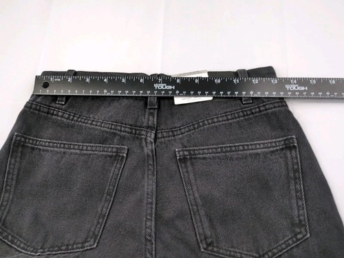 Cotton On Loose Straight Leg Jeans Women's Size 4 US 8 Aus Black High Rise - Picture 20 of 23