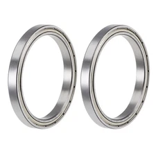 2pcs 6706ZZ Deep Groove Ball Bearings Z2 30x37x4mm Double Shielded Chrome Steel