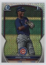 2023 Bowman Chrome Prospects Mega Box Mojo Refractor Angel Cepeda #BCP-205 02u3