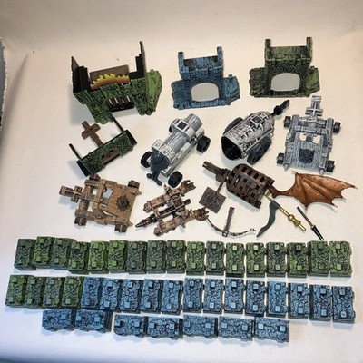 Battleground Crossbows & Catapults Tabletop Board Game Lot Of 55